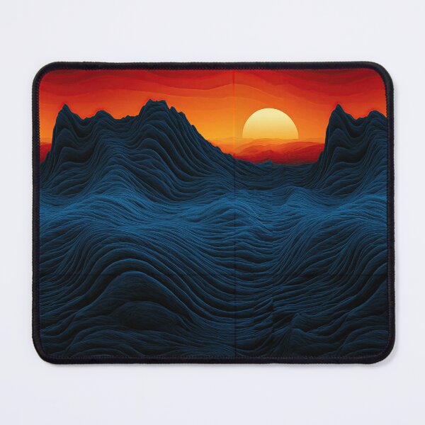 Item preview, Dark Mountain Horizon Sunset Landscape designed and sold by Piotrek0001.
