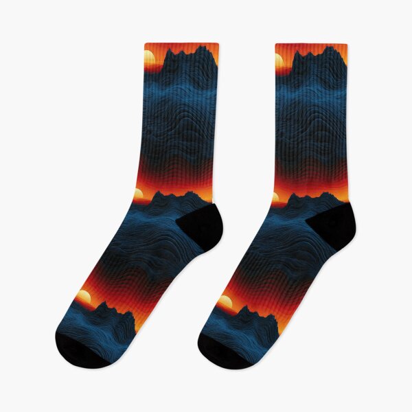 Item preview, Dark Mountain Horizon Sunset Landscape designed and sold by Piotrek0001.