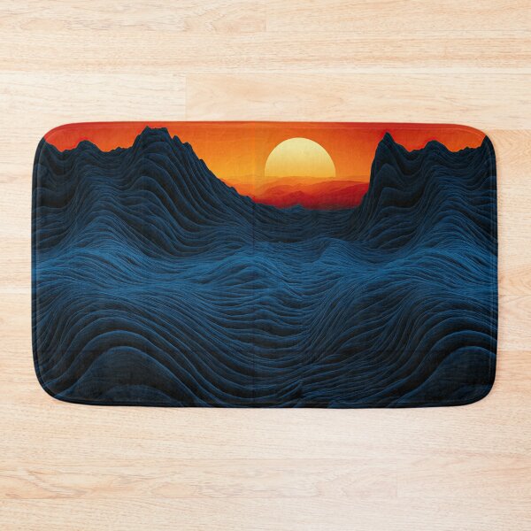 Item preview, Dark Mountain Horizon Sunset Landscape designed and sold by Piotrek0001.