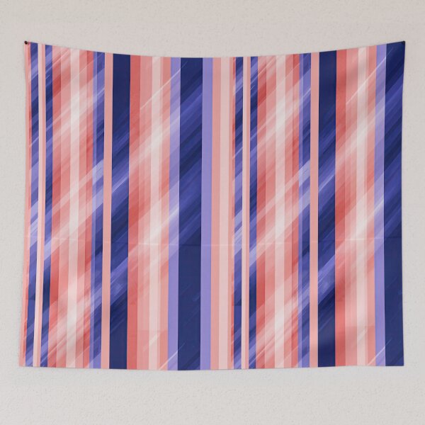 Item preview, Pink and Blue Vertical Stripe Pattern designed and sold by Piotrek0001.