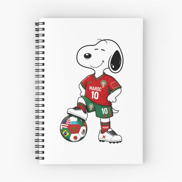 Item preview, MUNDIAL 2026 | El divertido Snoopy y la selección de Marruecos | Aficionados al fútbol designed and sold by Har-vee.