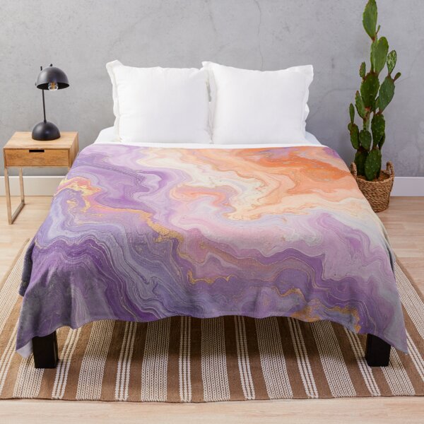 Item preview, Orange Purple Marble Colors designed and sold by SeaStarAlex.