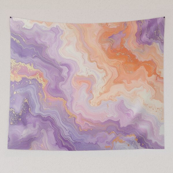 Item preview, Orange Purple Marble Colors  designed and sold by SeaStarAlex.