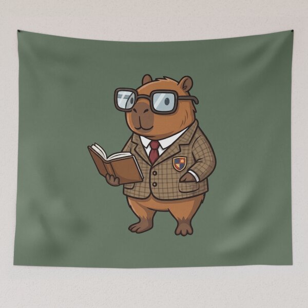 Item preview, School Capybara Scholar designed and sold by Ivy-Triggs.