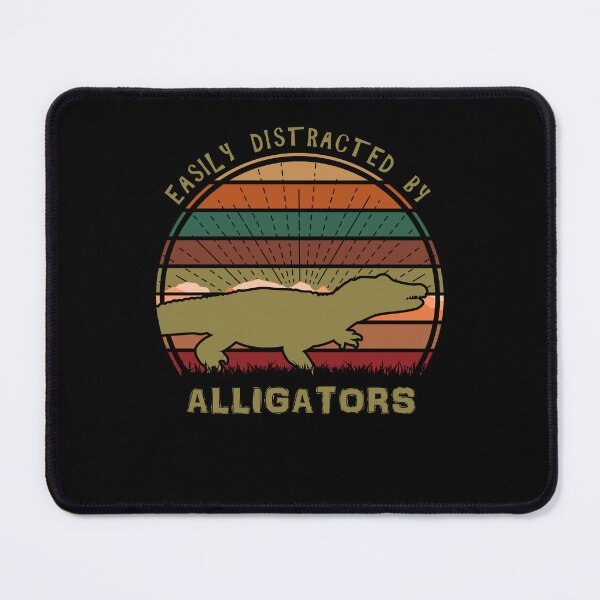 Item preview, Easily Distracted By Alligators Retro Sunset Gator designed and sold by marke770.