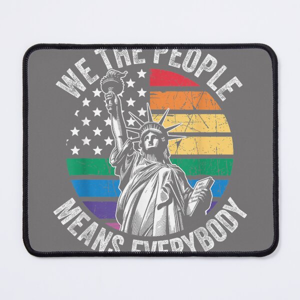 Item preview, We The People Means Everybody Gay Pride Rainbow LGBTQ Men designed and sold by KristineLi.