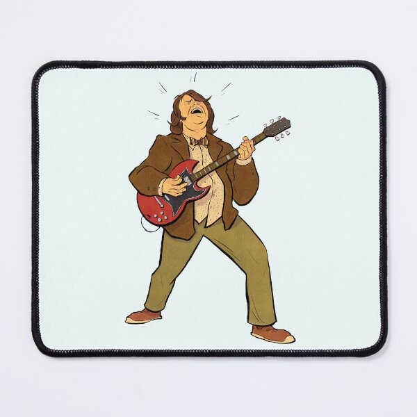 Item preview, School of Rock – Jack Black Cartoon Illustration designed and sold by The A-Press.