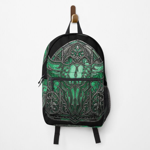 Item preview, Gothic stained glass emerald bull designed and sold by David Mateo ArtWorks.
