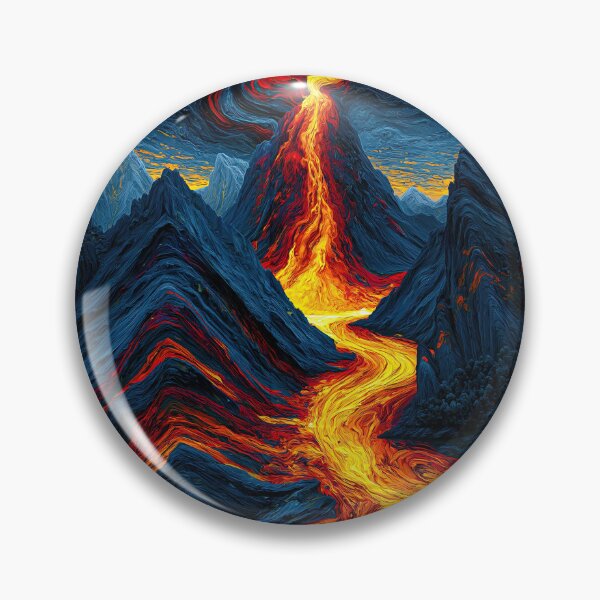 Item preview, Volcanic Lava Flow Landscape Design designed and sold by Piotrek0001.