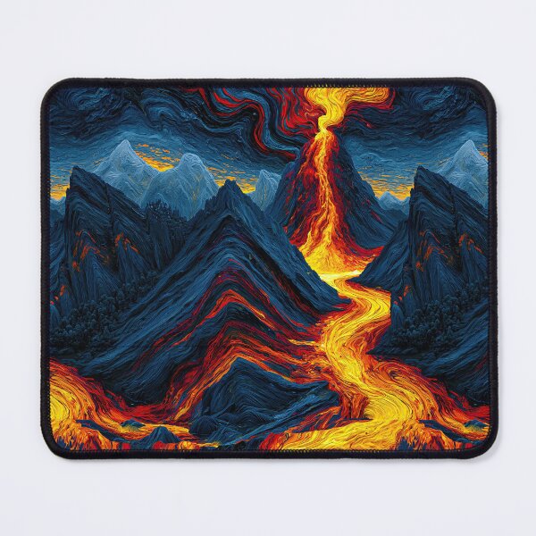 Item preview, Volcanic Lava Flow Landscape Design designed and sold by Piotrek0001.