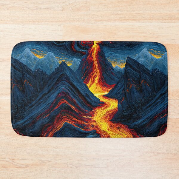 Item preview, Volcanic Lava Flow Landscape Design designed and sold by Piotrek0001.