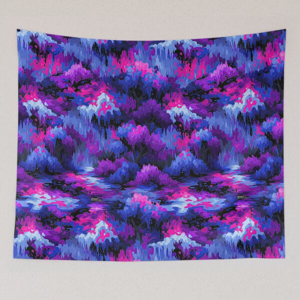 Item preview, Neon Fractal Underwater Reef Texture designed and sold by Piotrek0001.