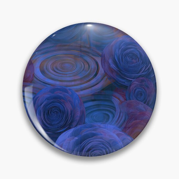 Item preview, Midnight Blue Floral Rose Pattern designed and sold by Piotrek0001.