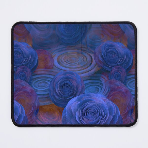 Item preview, Midnight Blue Floral Rose Pattern designed and sold by Piotrek0001.