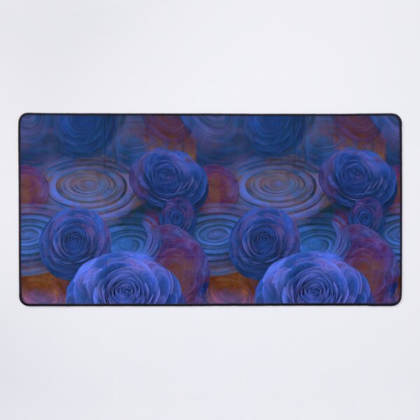 Item preview, Midnight Blue Floral Rose Pattern designed and sold by Piotrek0001.
