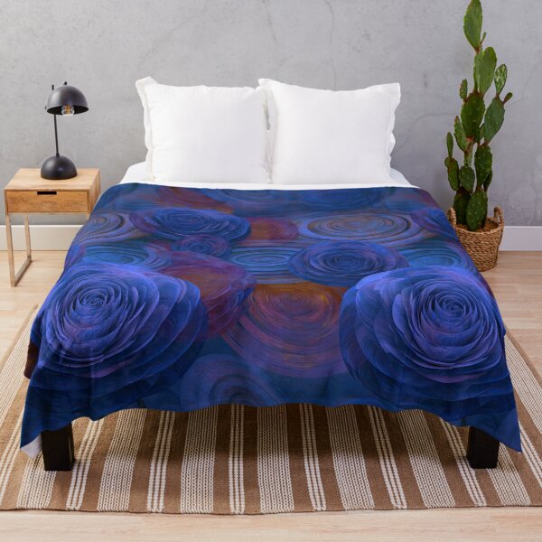 Item preview, Midnight Blue Floral Rose Pattern designed and sold by Piotrek0001.