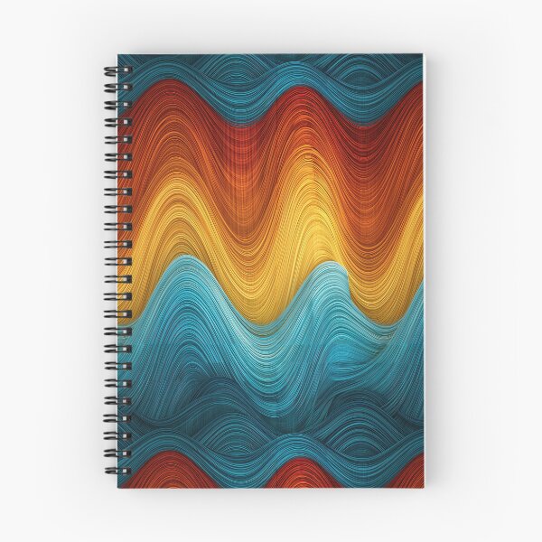 Item preview, Sunset Wave Ripple Pattern Design designed and sold by Piotrek0001.