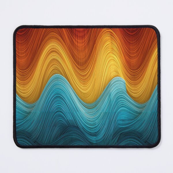 Item preview, Sunset Wave Ripple Pattern Design designed and sold by Piotrek0001.
