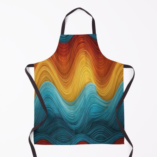 Item preview, Sunset Wave Ripple Pattern Design designed and sold by Piotrek0001.