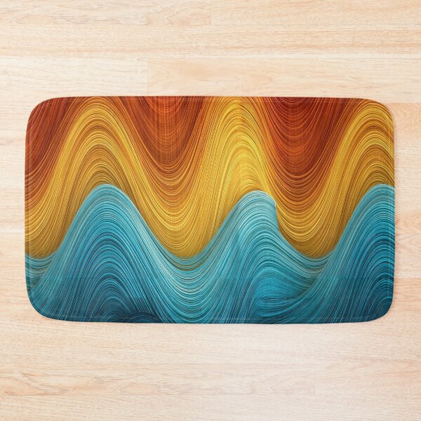 Item preview, Sunset Wave Ripple Pattern Design designed and sold by Piotrek0001.