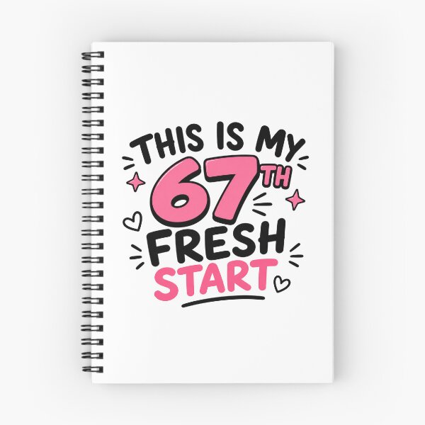 Item preview, This Is My 67th Fresh Start Funny 67th Design designed and sold by MonkiFlipp.