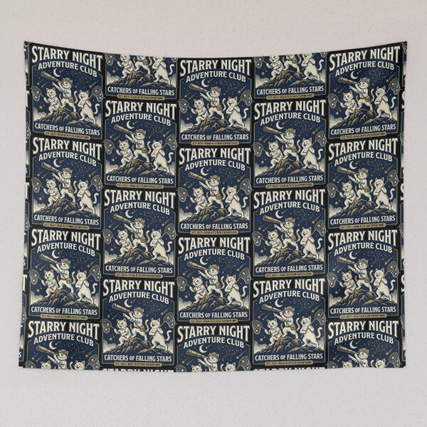 Item preview, Starry Night Adventure – Cats Catching Stars Tee  designed and sold by Dogandesighn.