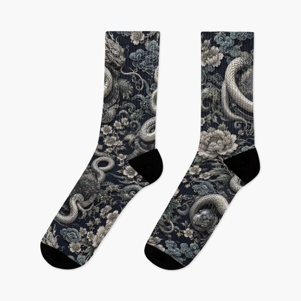 Item preview, Xuanwu Celestial Tortoise Floral Pattern designed and sold by Rui Mythic Studio.