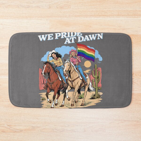Item preview, We Pride At Dawn Vintage Lesbian Pride Western LGBTQ Cowgirl designed and sold by KristineLi.