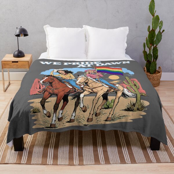 Item preview, We Pride At Dawn Vintage Lesbian Pride Western LGBTQ Cowgirl designed and sold by KristineLi.