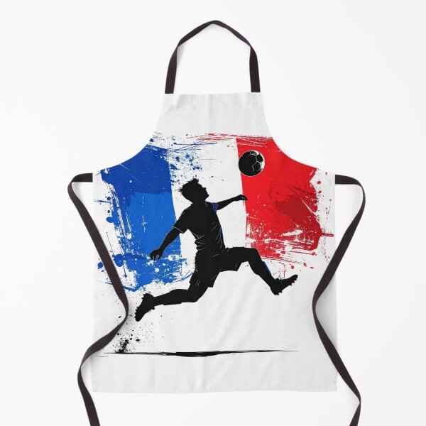 Item preview, France Soccer Player Art — French Football Flag Action Fan Print designed and sold by icemanphotos.