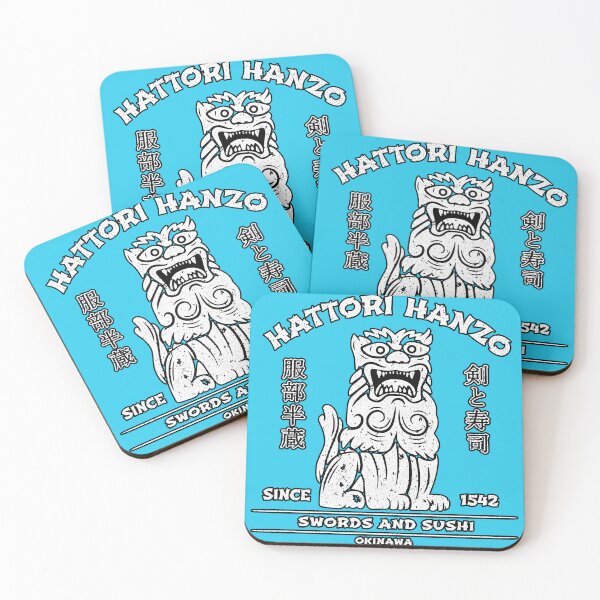 Item preview, Hattori Hanzo, samurai japonés, perro shisa de Okinawa designed and sold by PastelWingg.