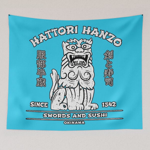Item preview, Hattori Hanzo, Japanese Samurai, Okinawa Shisa Dog designed and sold by PastelWingg.