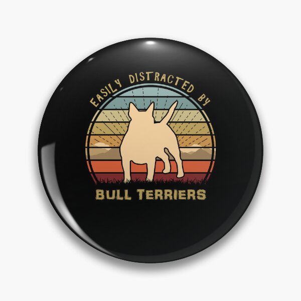 Item preview, Easily Distracted Bull Terrier Dog Lover Sunset designed and sold by marke770.