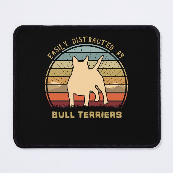 Item preview, Easily Distracted Bull Terrier Dog Lover Sunset designed and sold by marke770.