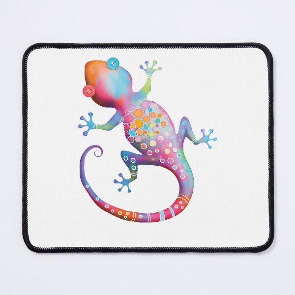 Item preview, Whimsical Rainbow Gecko designed and sold by Karin Taylor.