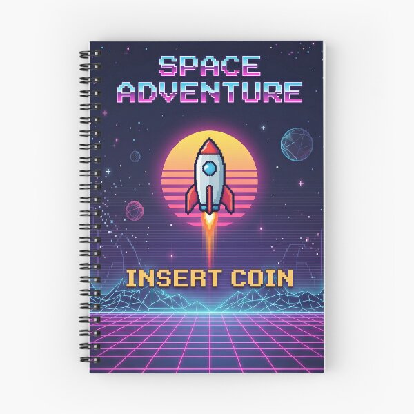 Item preview, Space Adventure Retro Arcade Pixel Art designed and sold by PhotoWoman.