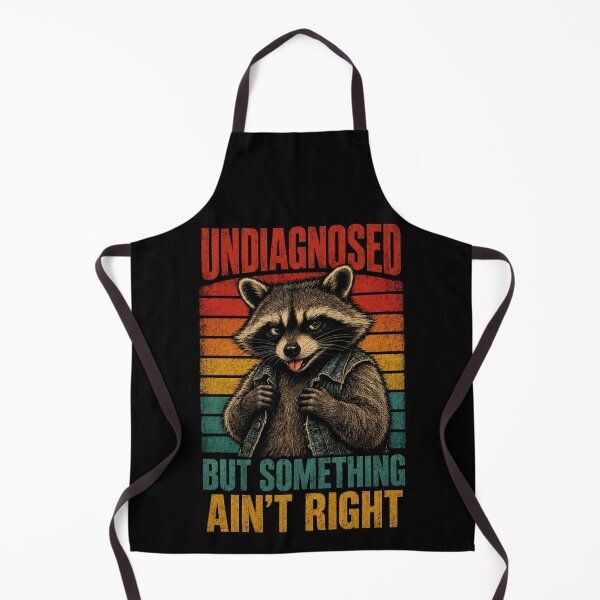 Item preview, Undiagnosed But Something Ain't Right Funny Raccoon Vintage designed and sold by CF_VintageDesign.