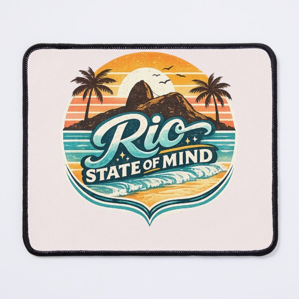 Item preview, Rio State of Mind Vintage Beach Badge designed and sold by PACS0011.