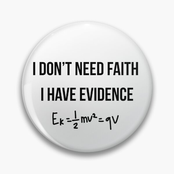 Item preview, I don't need faith. designed and sold by Geezer.