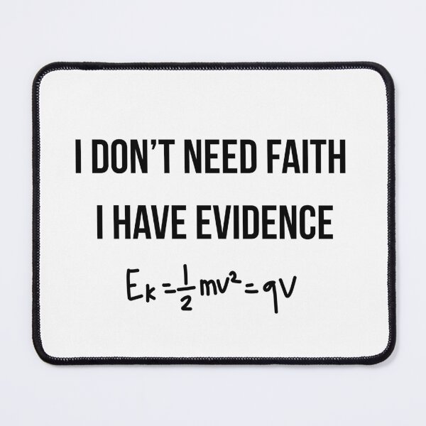 Item preview, I don't need faith. designed and sold by Geezer.