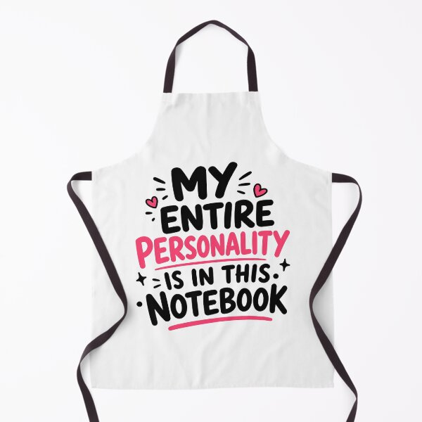 Item preview, My Entire Personality Is In This Notebook Funny Notebook Lover Design designed and sold by MonkiFlipp.