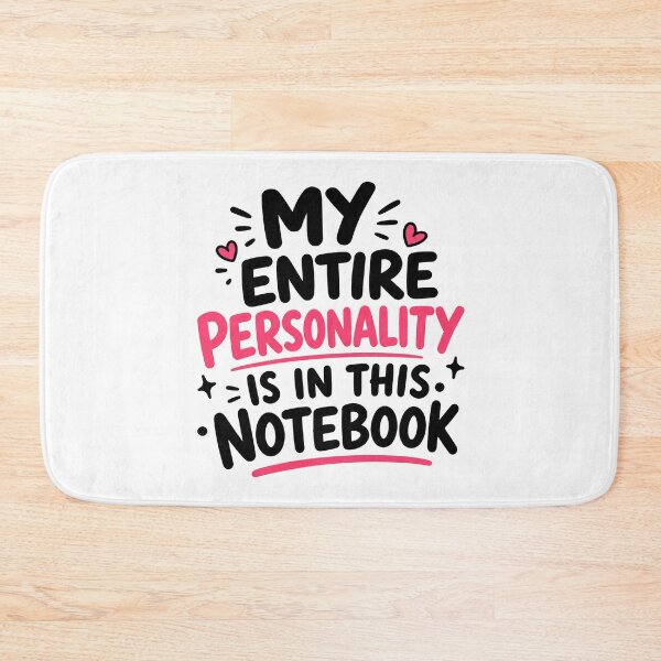Item preview, My Entire Personality Is In This Notebook Funny Notebook Lover Design designed and sold by MonkiFlipp.