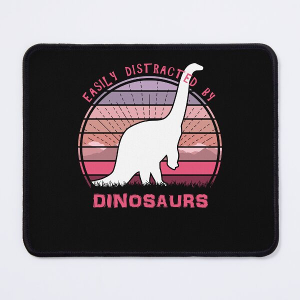 Item preview, Easily Distracted By Dinosaurs Retro Sunset designed and sold by marke770.