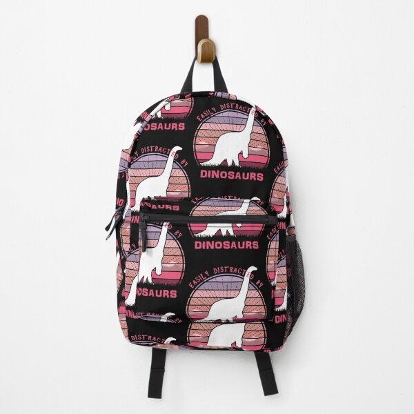 Item preview, Easily Distracted By Dinosaurs Retro Sunset designed and sold by marke770.