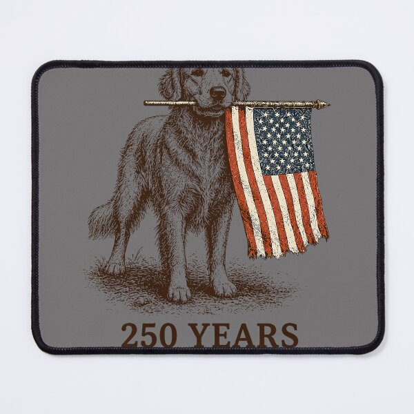 Item preview, Vintage Golden Retriever Patriotic Dog 250 Years 1776 2026 Premium Tri-Blend designed and sold by KristineLi.