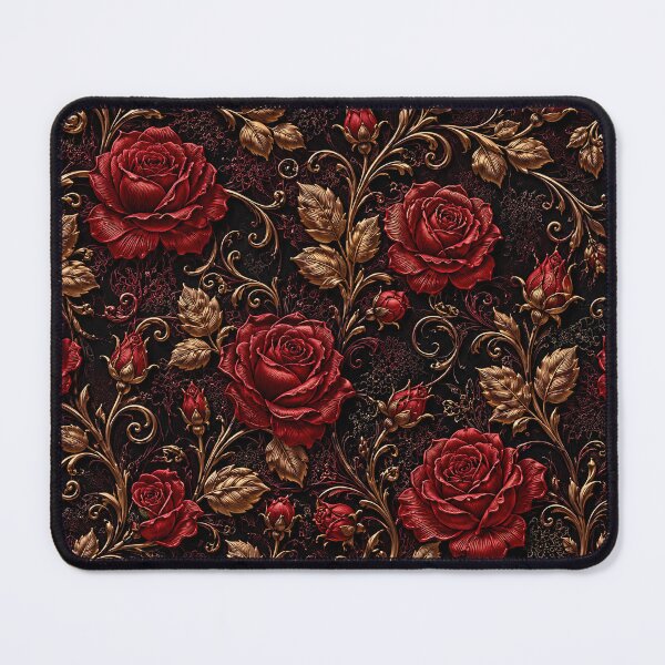 Item preview, Red Rose Gothic Floral Pattern designed and sold by Rui Mythic Studio.
