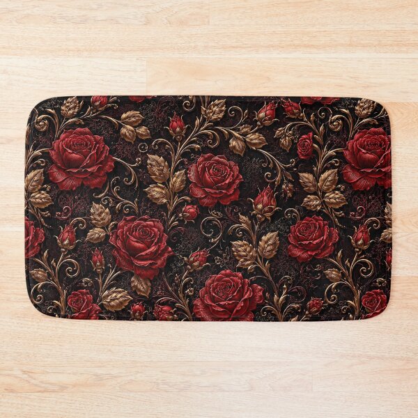 Item preview, Red Rose Gothic Floral Pattern designed and sold by Rui Huang.