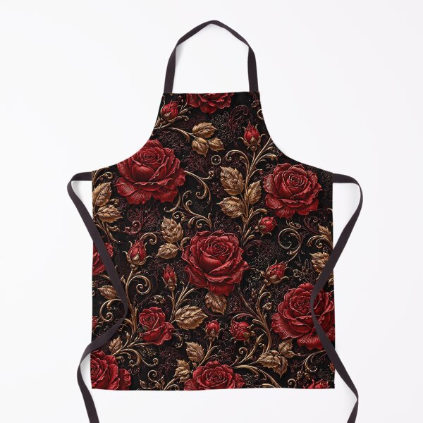 Item preview, Red Rose Gothic Floral Pattern designed and sold by Rui Mythic Studio.