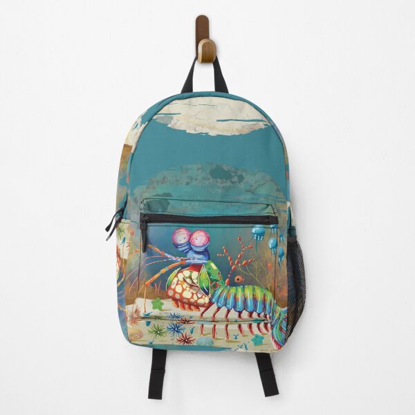 Item preview, Peacock Mantis Shrimp Colorful Marine Life designed and sold by Karin Taylor.