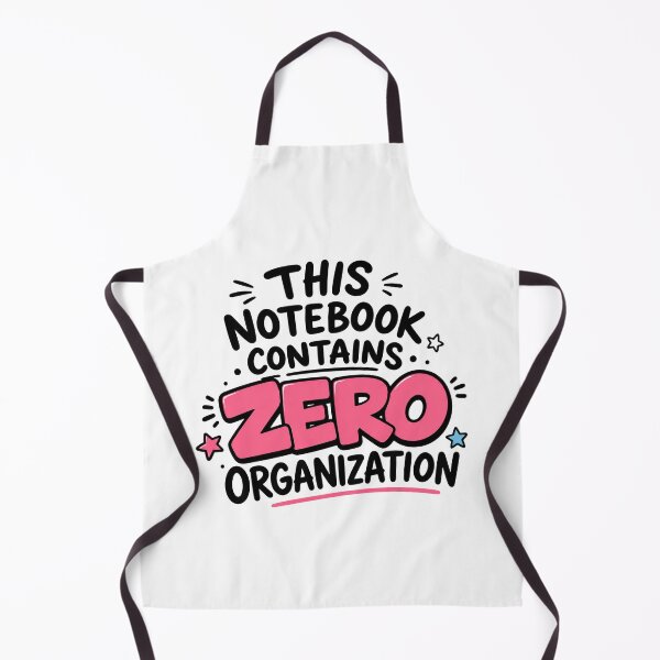 Item preview, This Notebook Contains Zero Organization Funny Notebook Lover Design designed and sold by MonkiFlipp.